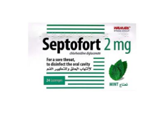 SEPTOFORT 2MG MINT 24LOZENGES