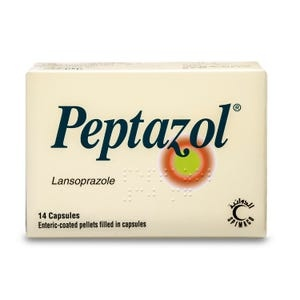PEPTAZOL 30MG 14CAPSULES