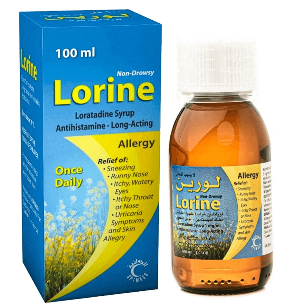 LORINE 5MG/5ML 100ML SYRUP