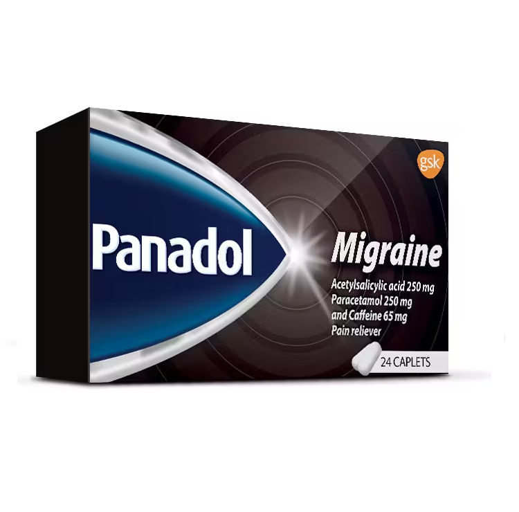 PANADOL MIGRAINE 24 CAPLETS