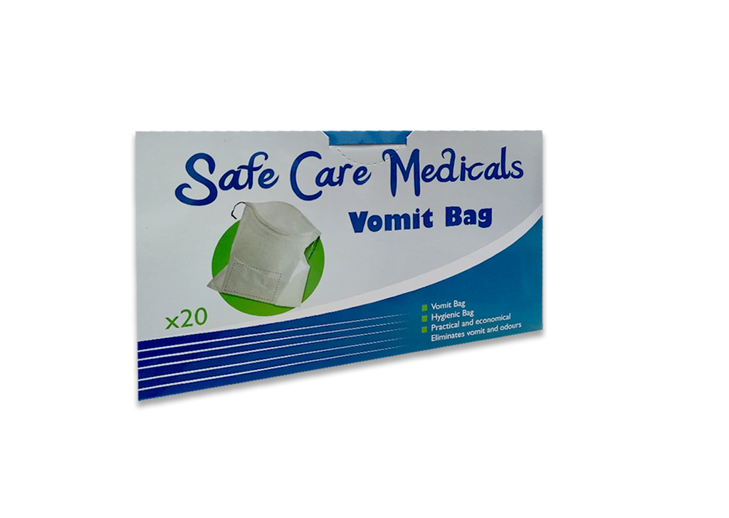 [I142958] SAFE CARE MEDICALS VOMIT BAGS 20 PCS