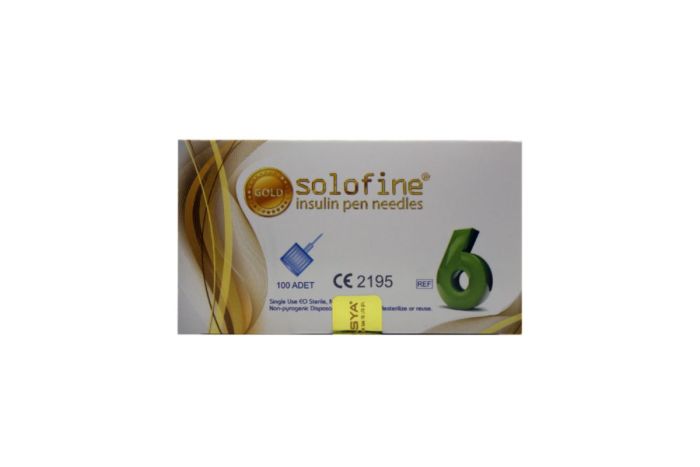SOLOFINE 6 MM 100 NEEDLES