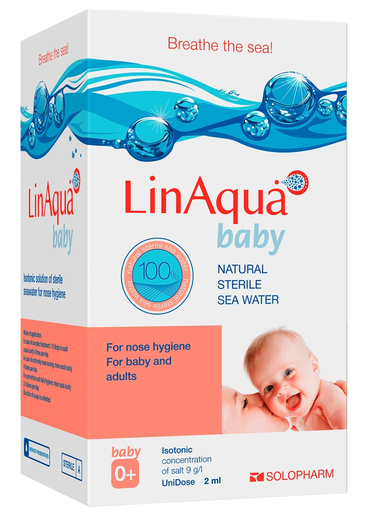 LINAQUA BABY NATURAL SEA WATER UD 30X2ML