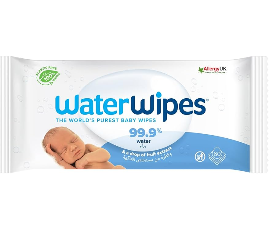 WATER WIPES BABY WIPES FRUIT EXTRACT 60 WIPES