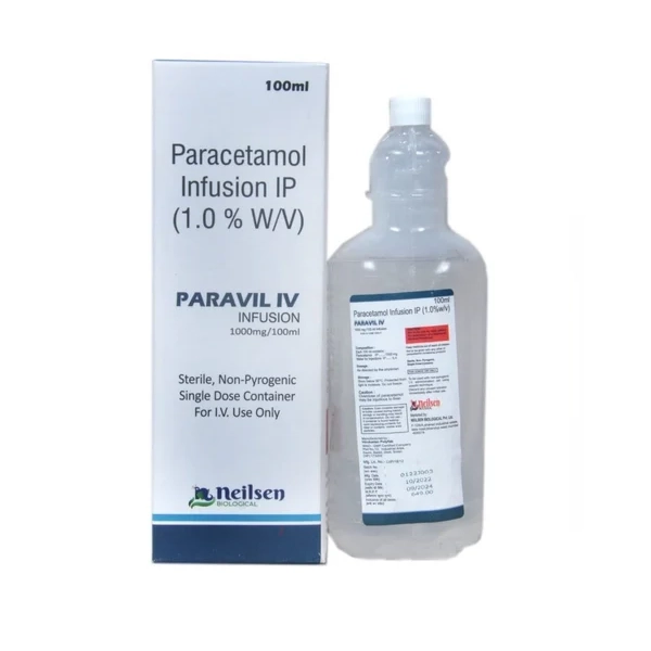 PARAVIN 1000MG/100ML IV INFUSION VIAL 1'S