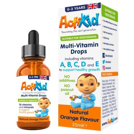 [I143052] ACTIKID MULTI-VITAMIN DROPS 25ML