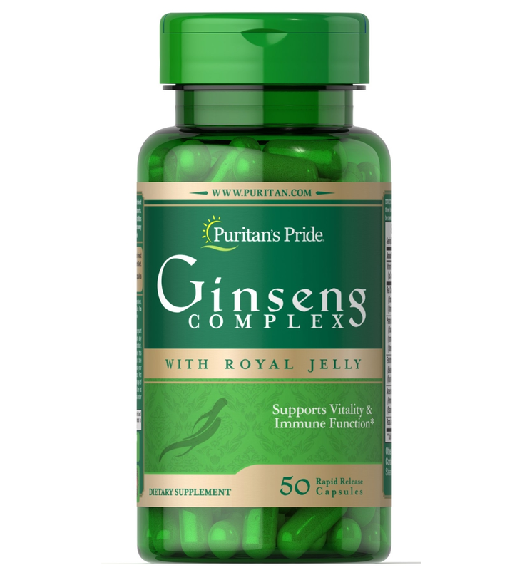 PURITAN'S PRIDE GINSENG COMPLEX 1000 MG 50 CAPSULES