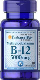 [I143348] PURITAN'S PRIDE VITAMIN B-12 5000 MCG 30 MICROLOZENGES