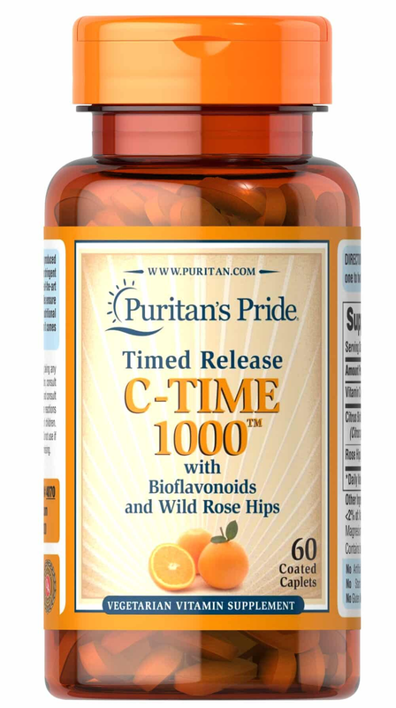 [I143349] PURITAN'S PRIDE VITAMIN C 1000 MG 60 CAPLETS