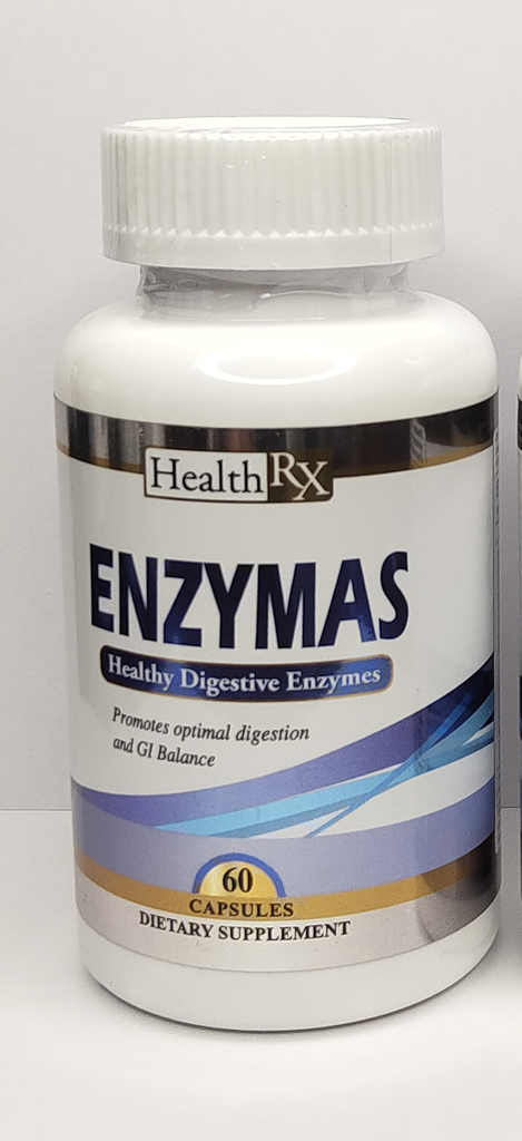 HEALTH RX ENZYMAS 60 CAPSULES