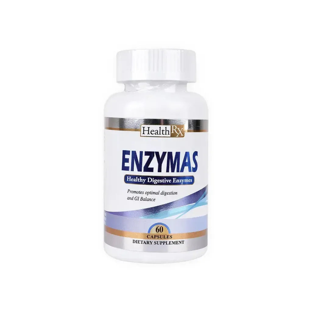 HEALTH RX ENZYMAS 60 CAPSULES