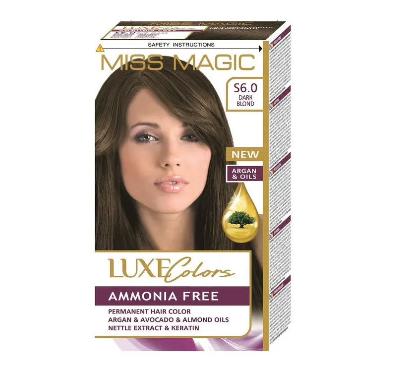 MISS MAGIC LUXE COLORS AMMONIA FREE S6.0 DARK BLOND