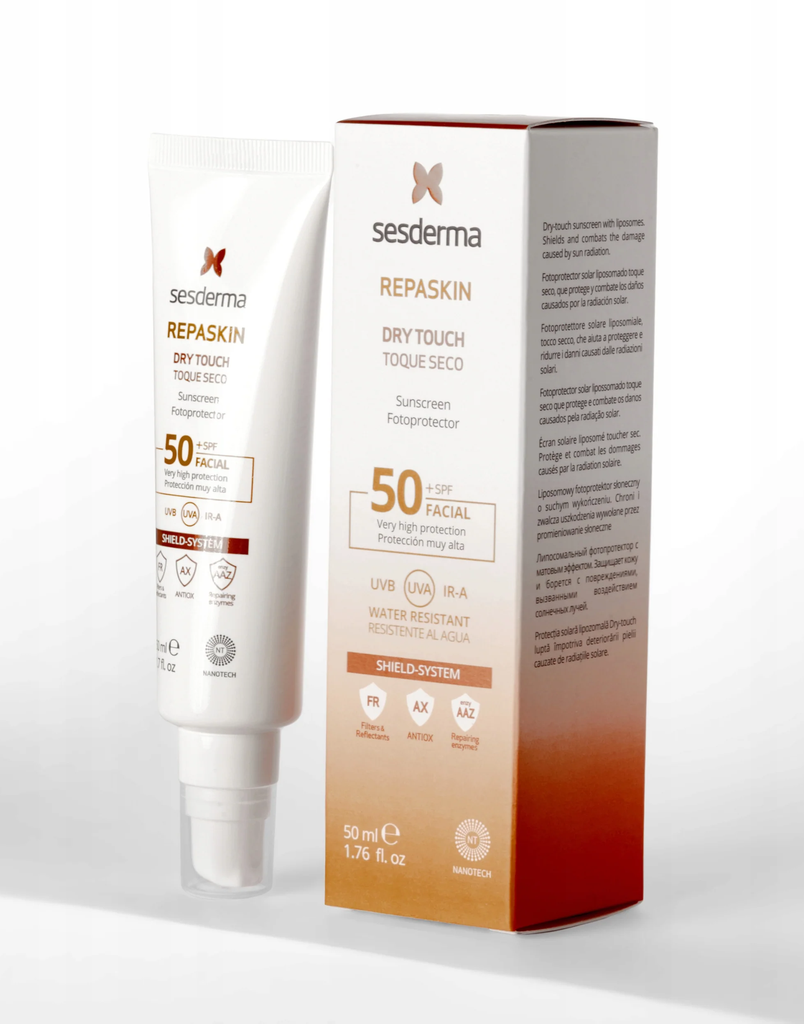 SESDERMA REPASKIN DRY TOUCH 50+ FACIAL SUNSCREEN 50ML