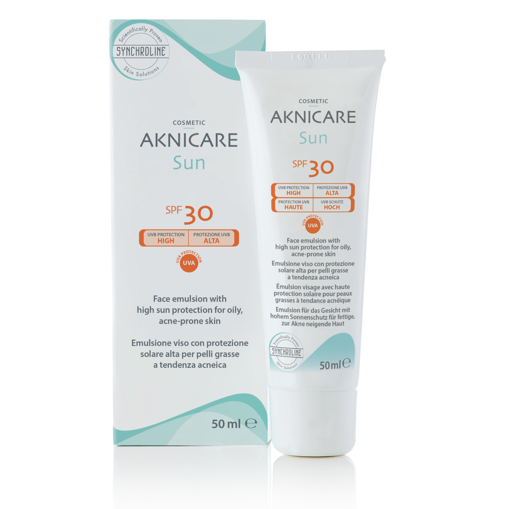 [I143496] AKNICARE SUN FACE EMULSION SPF 30 50 ML