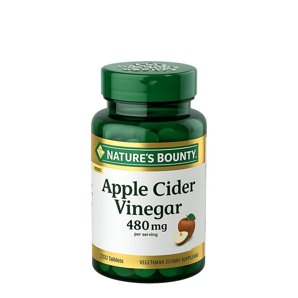 [I143510] NATURE'S BOUNTY APPLE CIDER VINEGAR 480 MG 200 TABLETS