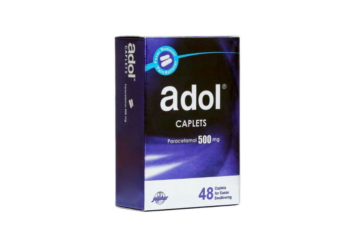 ADOL 500 MG 48 CAPLETS