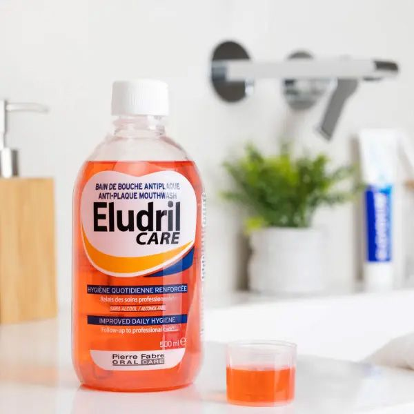 ELUDRIL CARE ANTI-PLAQUE MOUTH WASH 500 ML