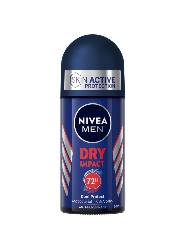 NIVEA MEN DEO DRY IMPACT ROLL-ON 72H 50ML