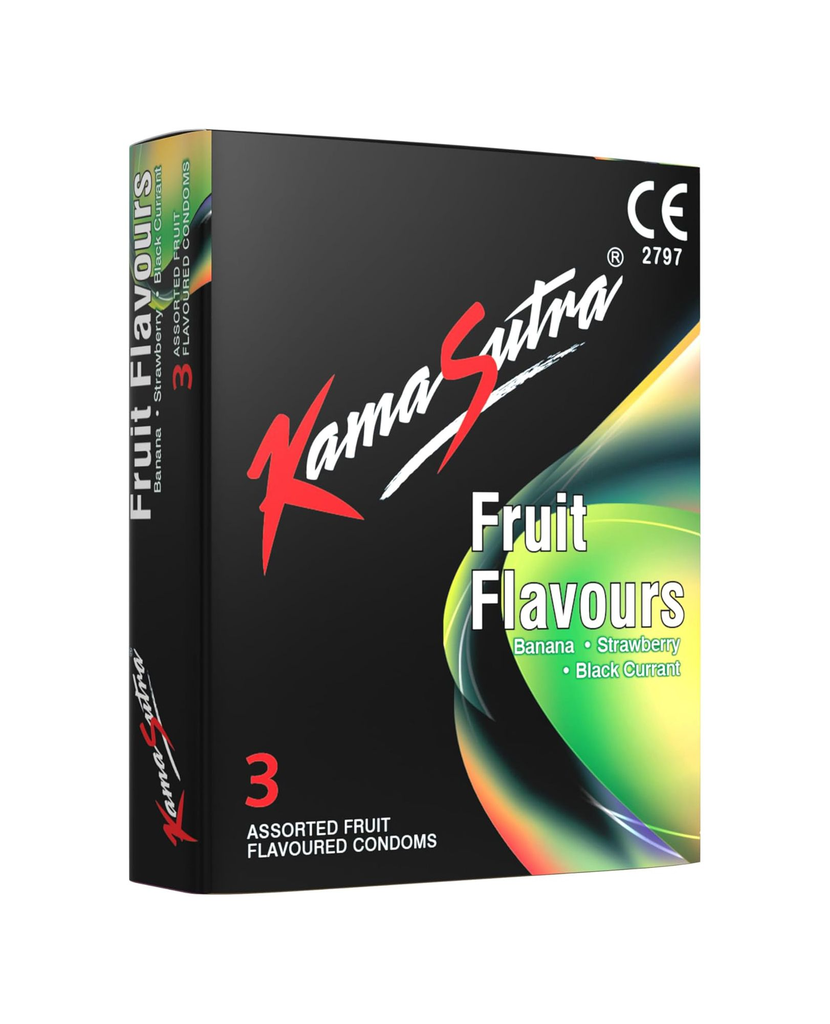 [I143621] KAMASUTRA FRUIT FLAVOURS 3 CONDOMS