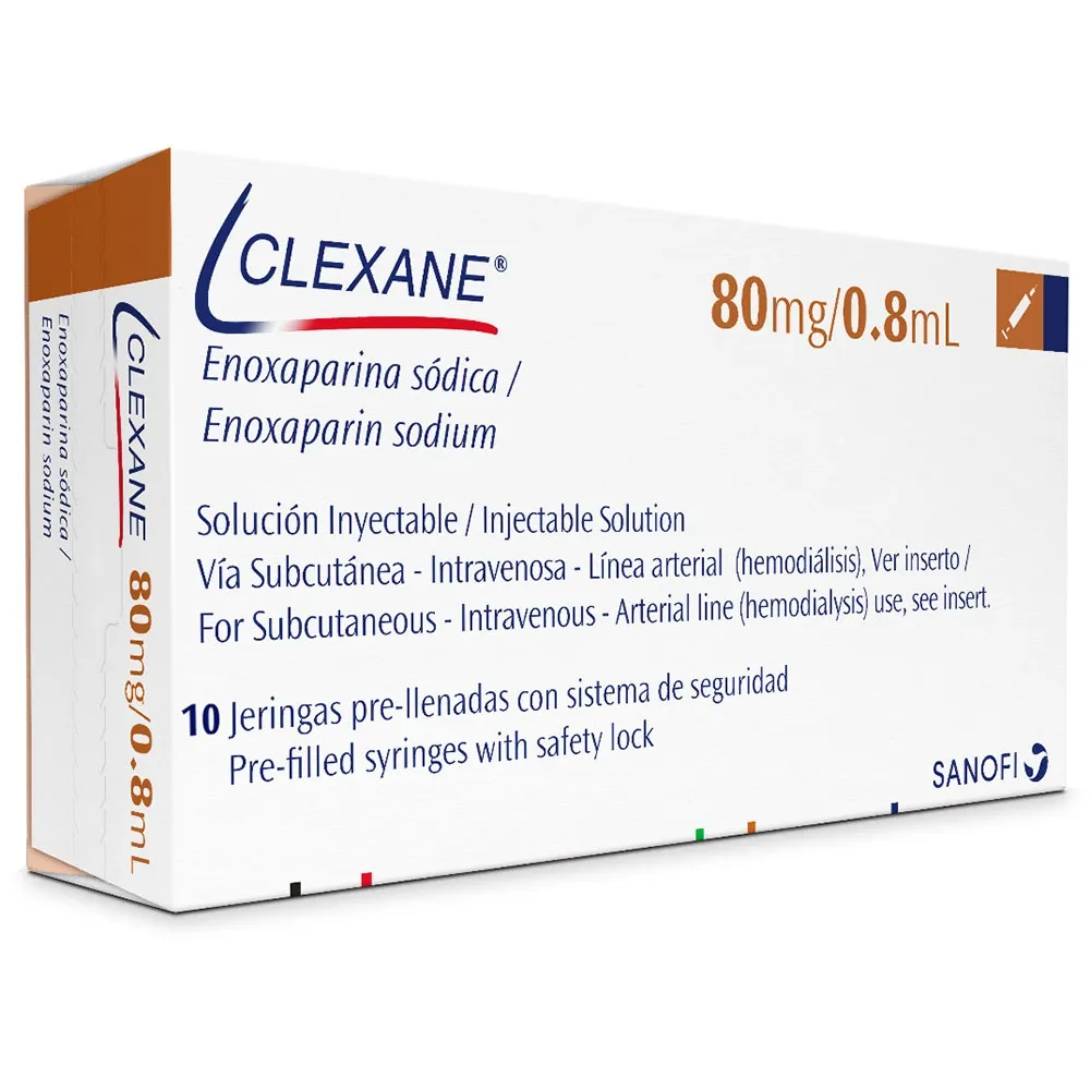 [I143625] CLEXANE 80MG/ 0.8ML 2 SYRINGS