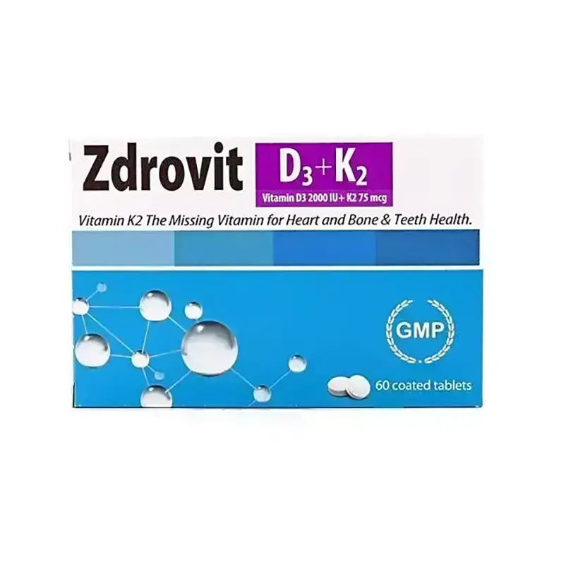 [I143627] ZDROVIT D3+K2 60 TABLETS