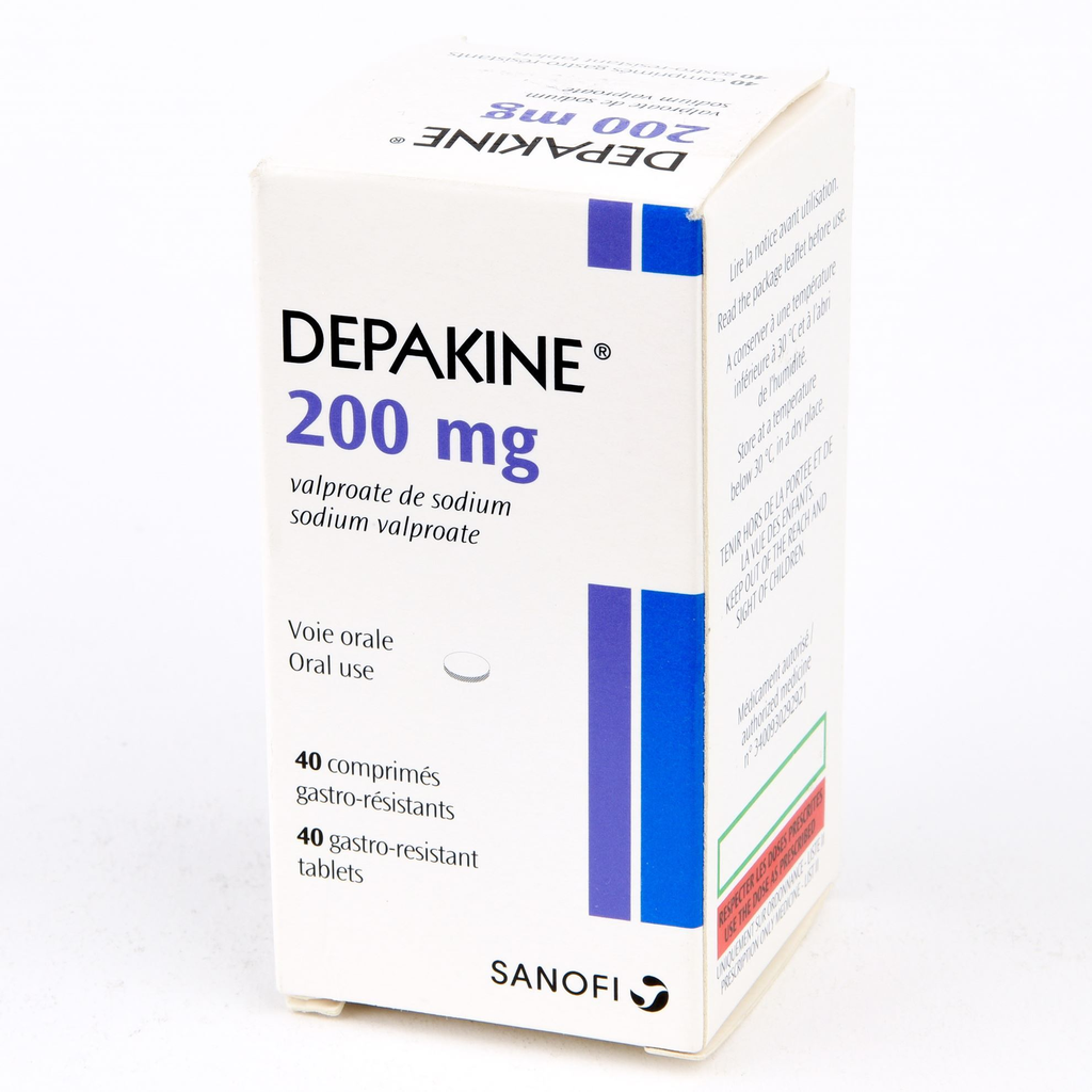 DEPAKINE 200 MG 40 TABLETS