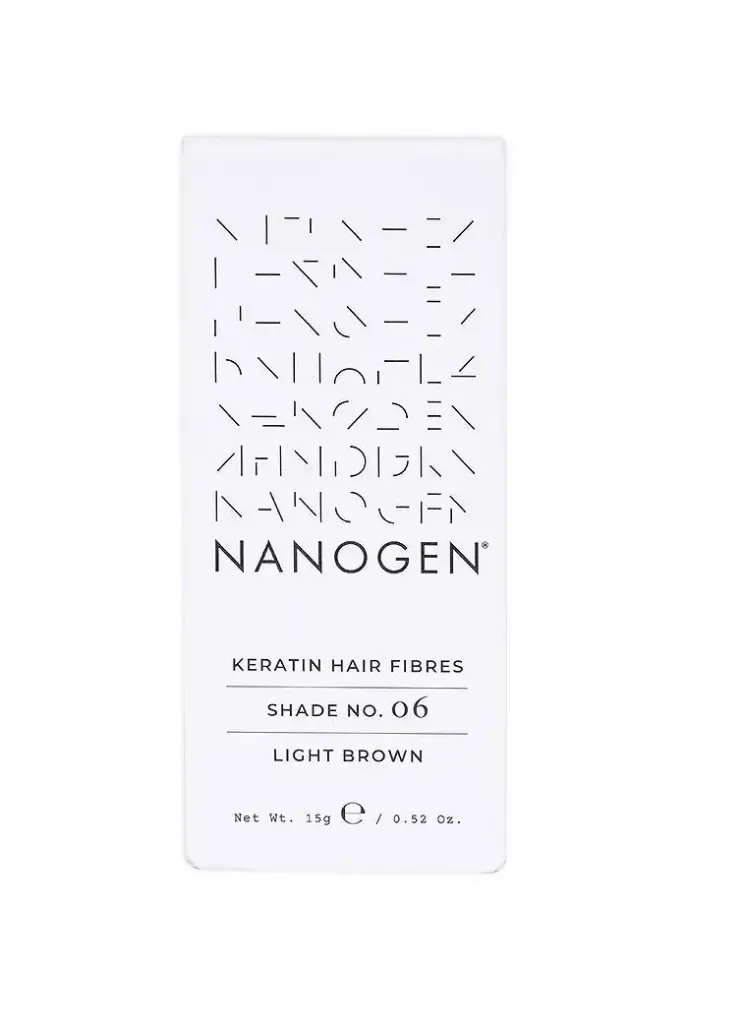 [I143719] NANOGEN KERATIN HAIR FIBRES SHADE NO.06 LIGHT BROWN