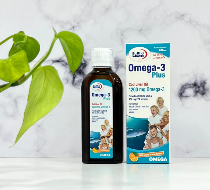 [I143752] EURO VITAL OMEGA 3 PLUS 200 ML