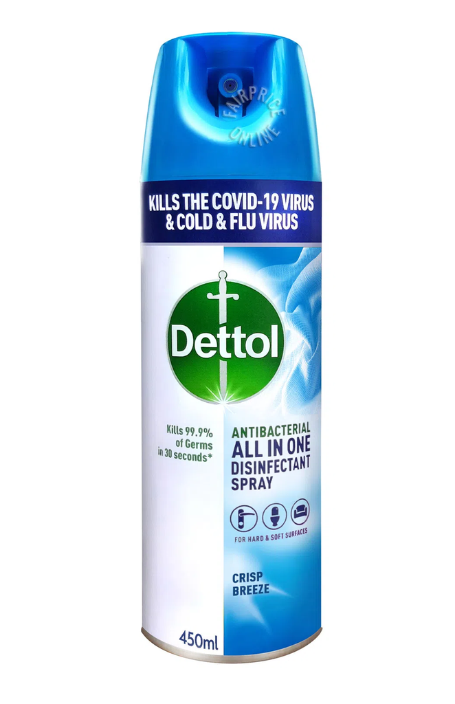 DETTOL DISINFECTANT ANTI BACTERIAL SPRAY 450 ML