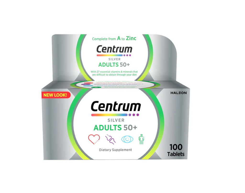 CENTRUM SILVER ADULTS 50+ 100 TABLETS