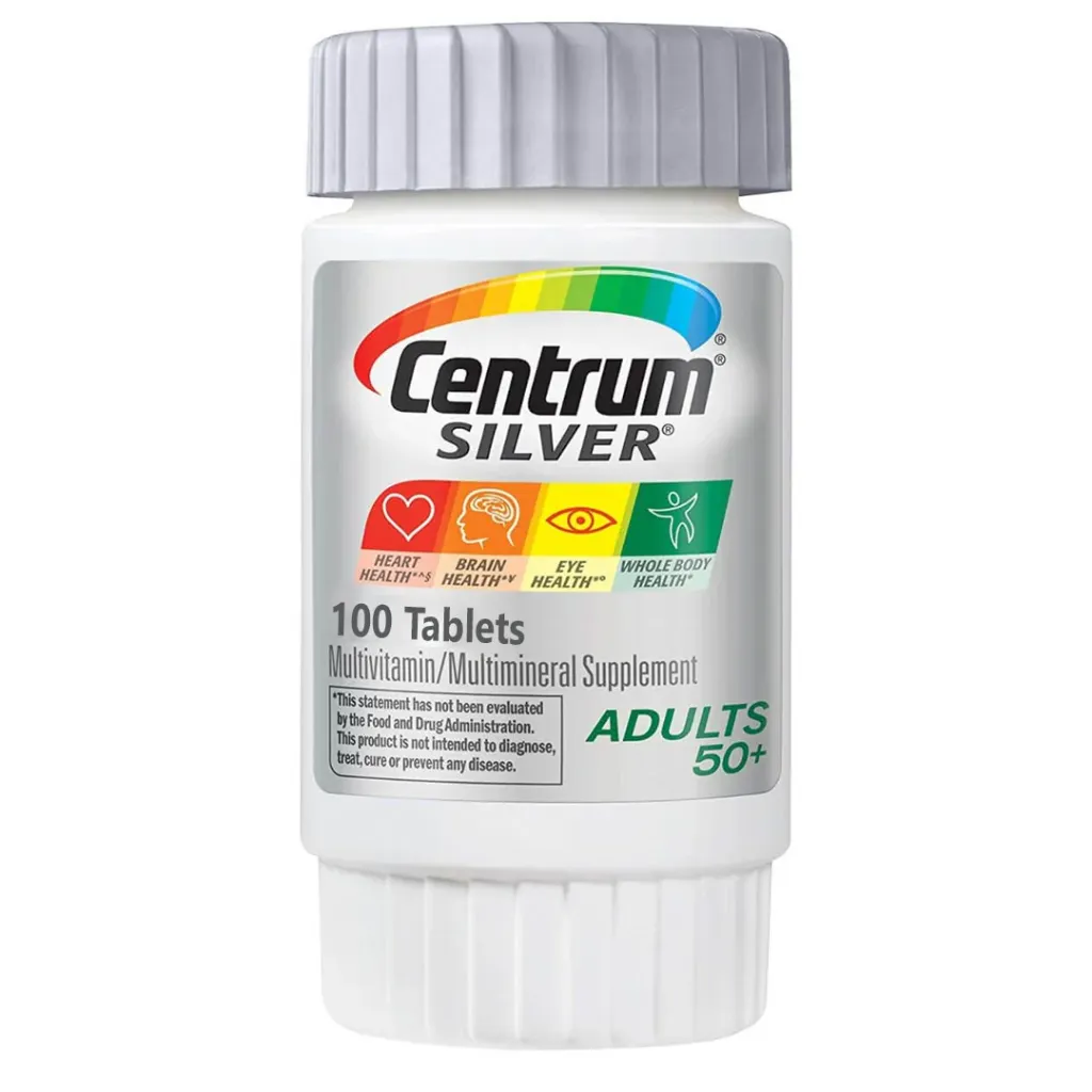 CENTRUM SILVER ADULTS 50+ 100 TABLETS
