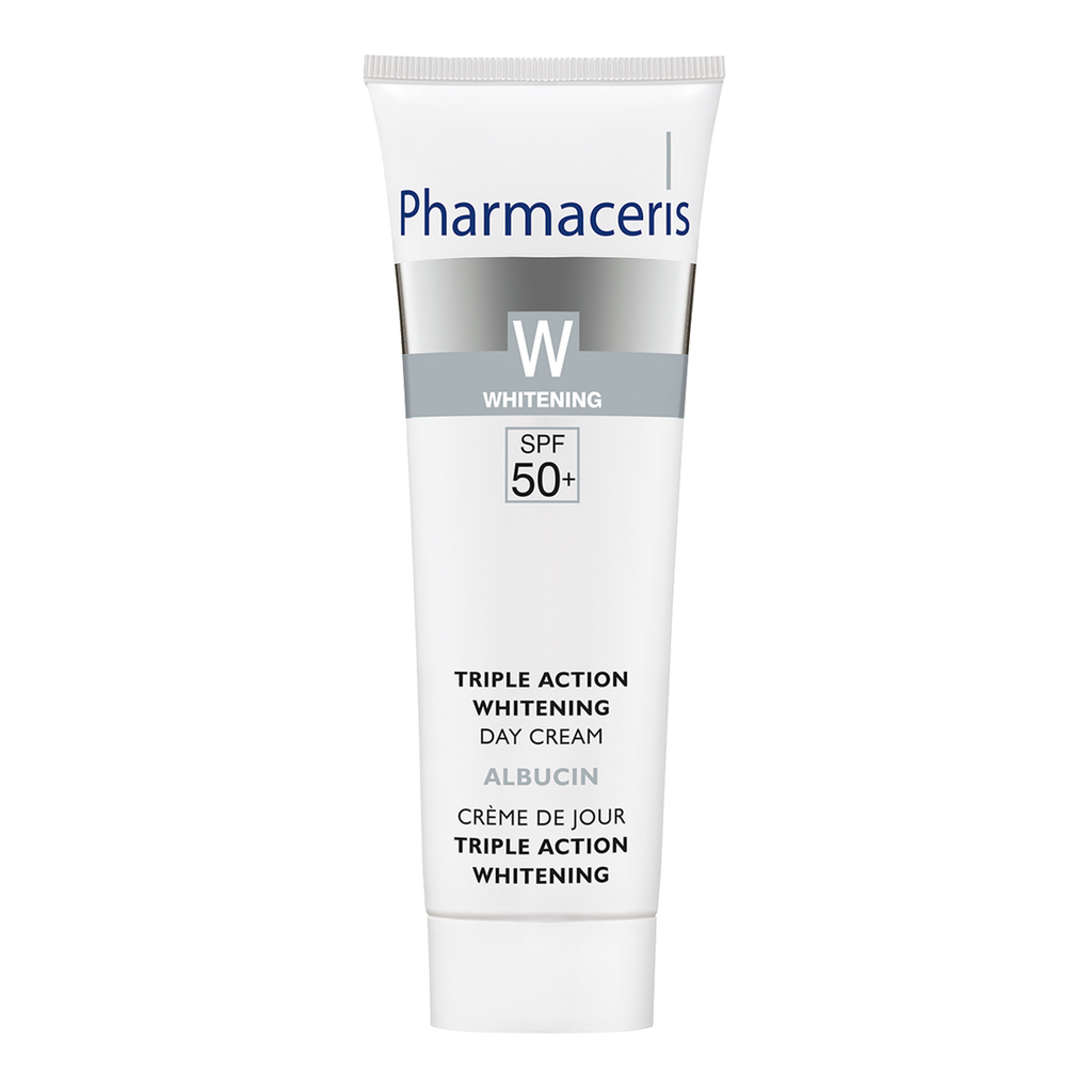 PHARMACERIS ALBUCIN TRIPLE ACTION WHITENING DAY CREAM SPF 50+ 30ML