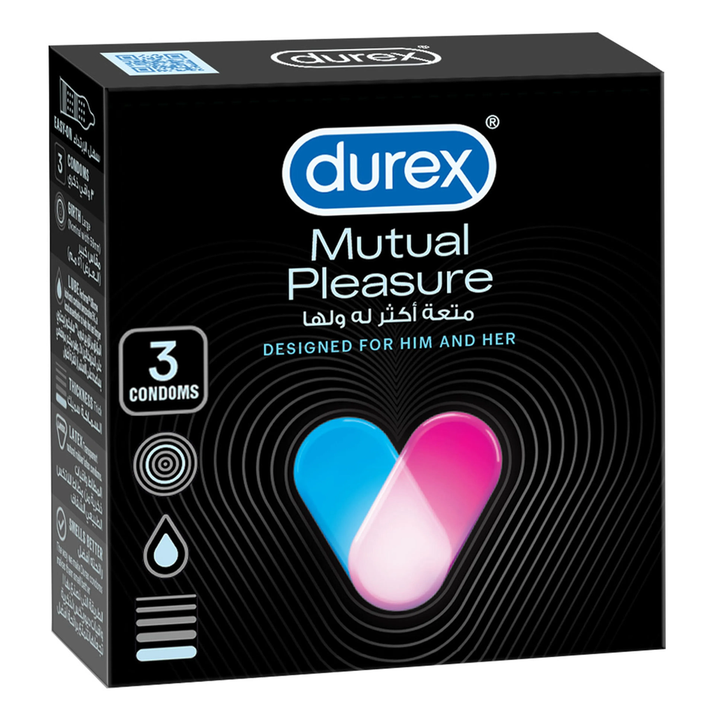DUREX MUTUAL PLEASURE 3 CONDOMS