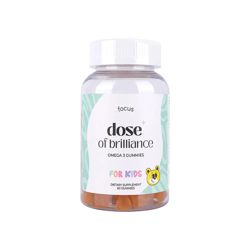 FOCUS DOSE OF BRILLIANCE OMEGA 3 KIDS 60 GUMMIES