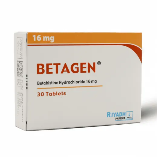 BETAGEN 16 MG 30 TABLETS