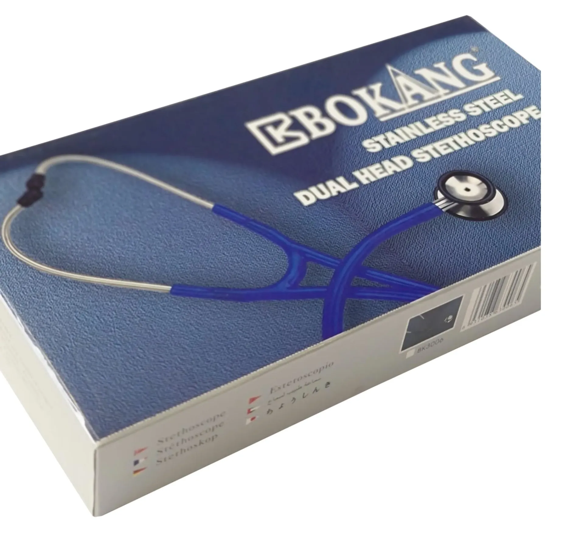 [I143908] BOKANG DUAL HEAD SATINLESS STEEL STETHOSCOPE BK3002
