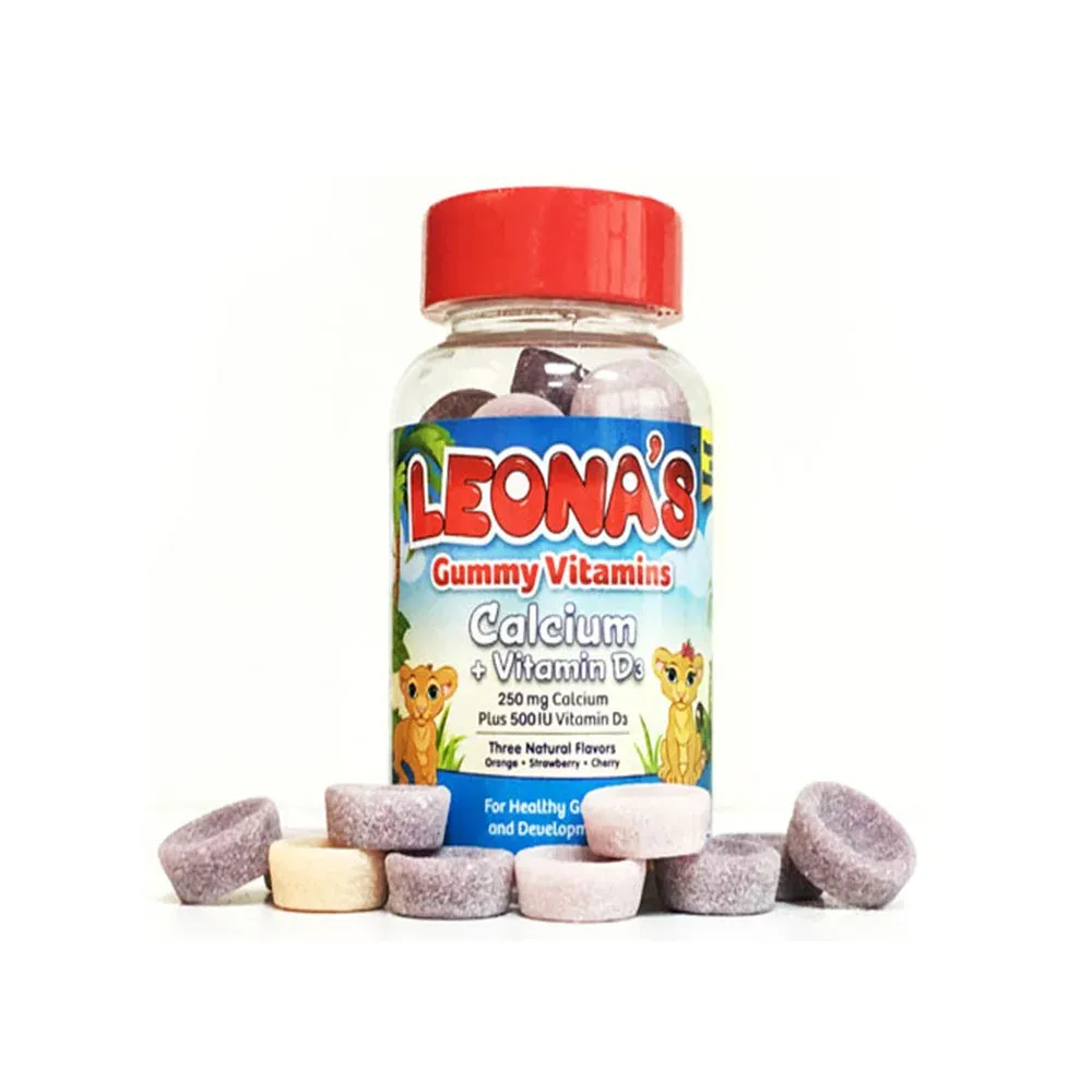[I143910] LEONA'S CHILDRENS CALCIUM+VITAMIN D3 30 GUMMIES