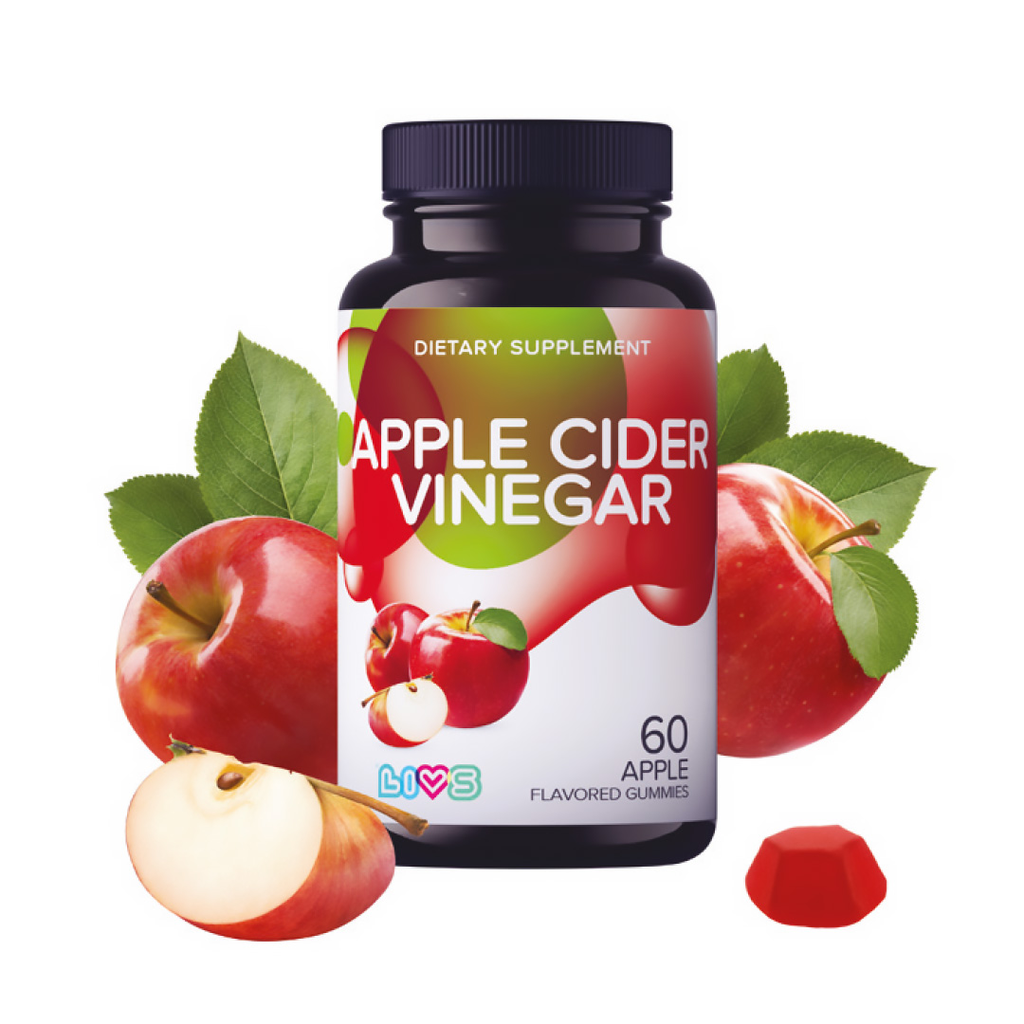 [I143932] LIVS APPLE CIDER VINEGAR 60 APPLE GUMMIES