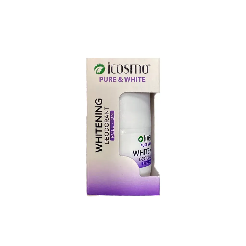 [I143968] ICOSMO PURE & WHITE WHITENING DEODORANT ROLL-ON 60 ML