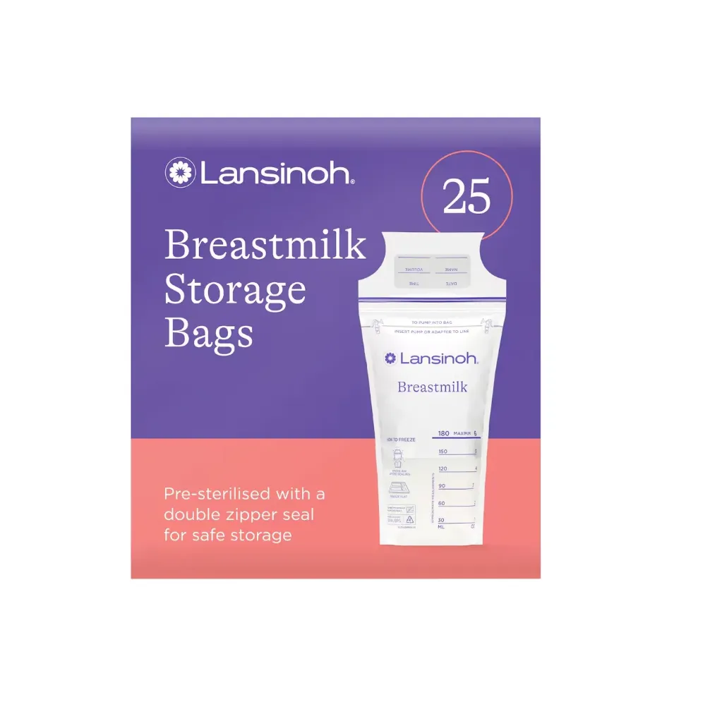 LANSINOH BREASTMILK STORAGE 25 BAGS