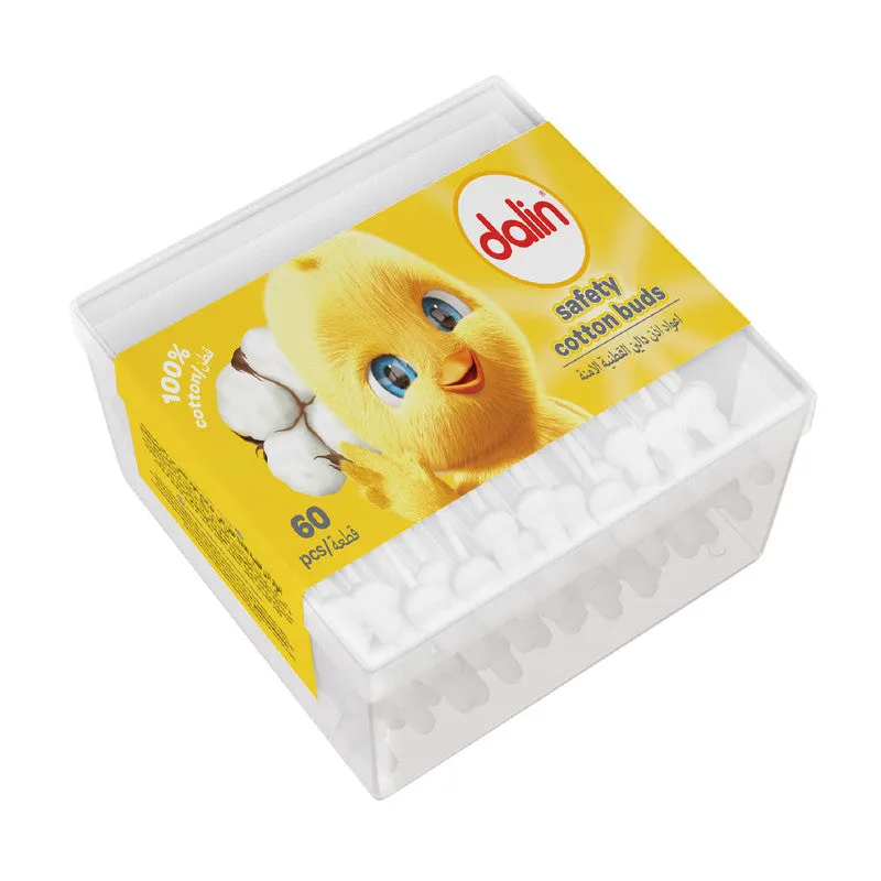 [I144006] DALIN SAFETY COTTON BUDS 60 PCS