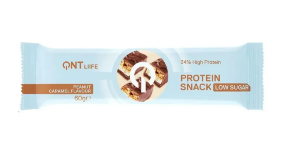 [I144029] QNT 34% PROTEIN SNACK PEANUT CARAMEL 60G