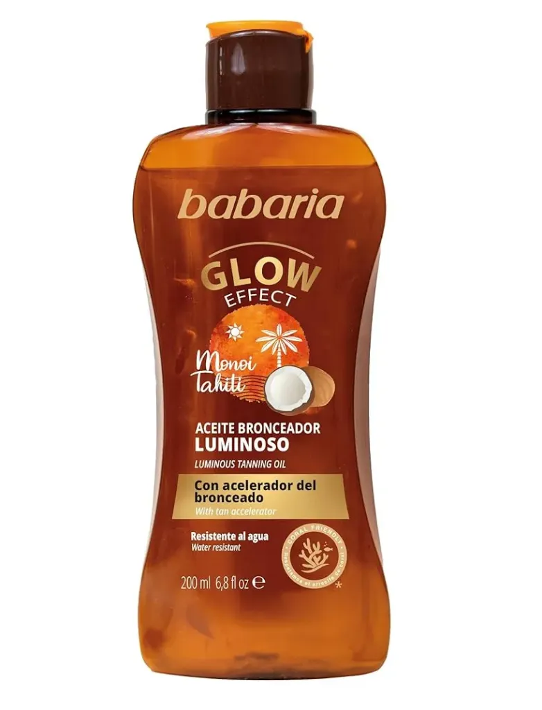 [I144042] BABARIA GLOW EFFECT LUMINOUS TANNING OIL 200 ML