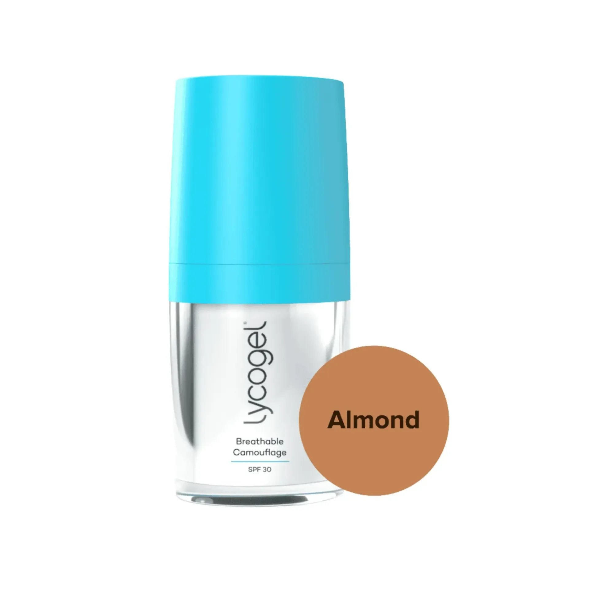 [I144051] LYCOGEL LYCO COMPLEX BREATHABLE CAMOUFLAGE SPF 30 ALMOND 15ML