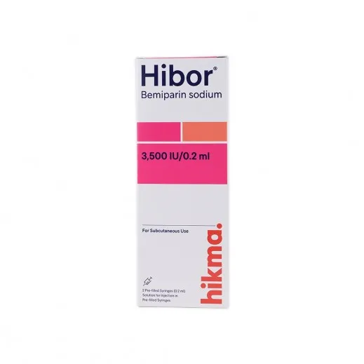 [I144077] HIBOR 3,500 IU/0.2 ML 2PRE-FILLED SYRINGES