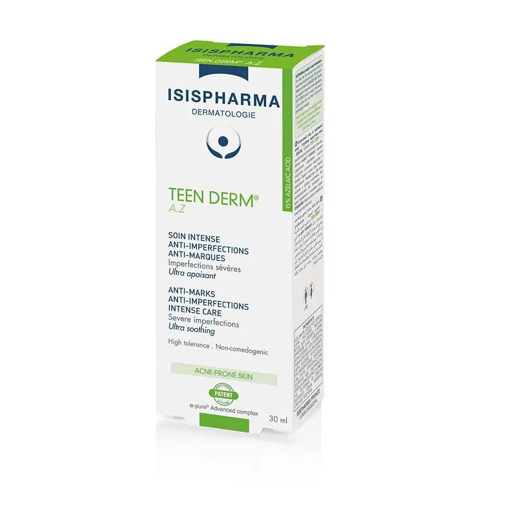 ISISPHARMA TEEN DERM A.Z ULTRA SOOTHING 30 ML