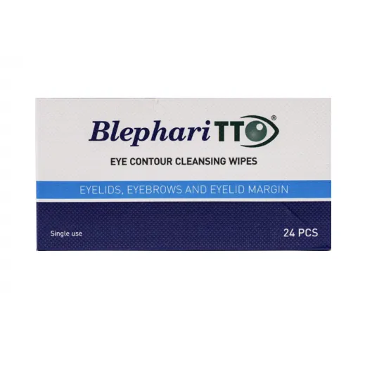 [I144115] BLEPHARITTO EYE COUNTOUR CLEANSING WIPES 24 PCS