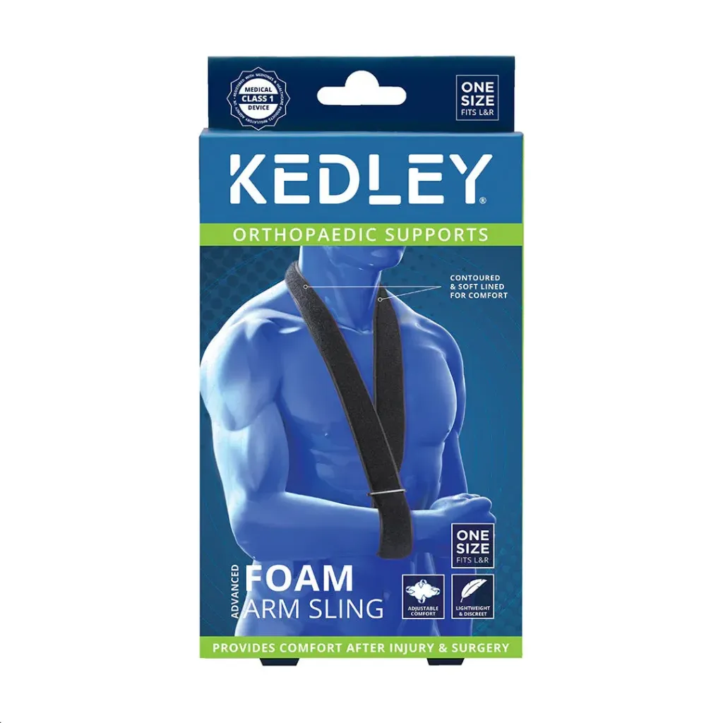 [I144121] KEDLEY ADVANCED FOAM ARM SLING BLACK ONE SIZE