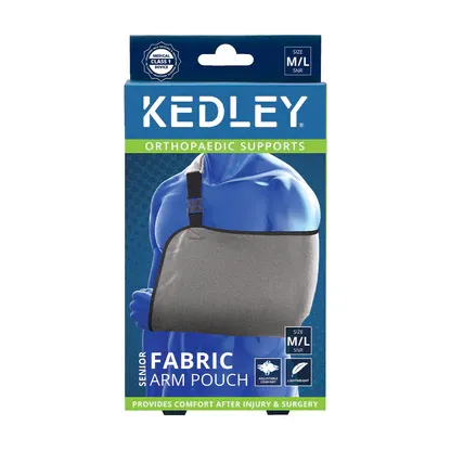 KEDLEY SENIOR FABRIC ARM POUCH M/L