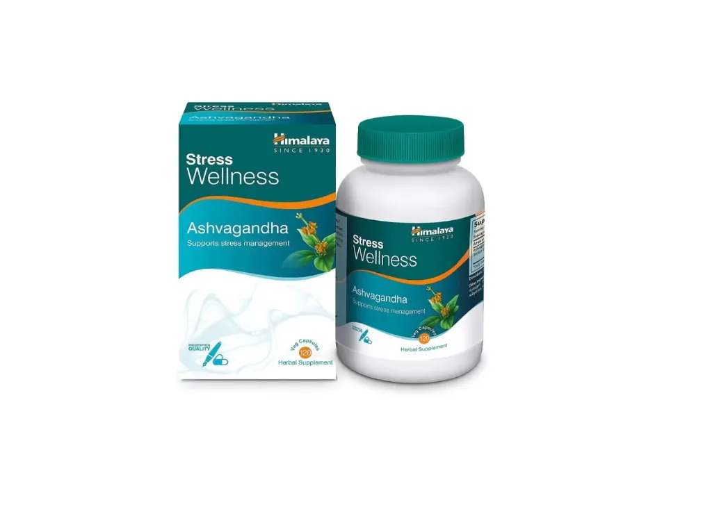 [I144162] HIMALAYA STRESS WELLNESS ASHVAGANDHA 120 VEG CAPSULES